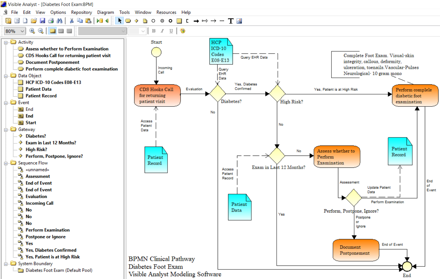 clinical pathway visible analyst